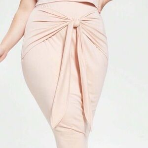 Nina Parker Cameo Rose Tie-Front Skirt